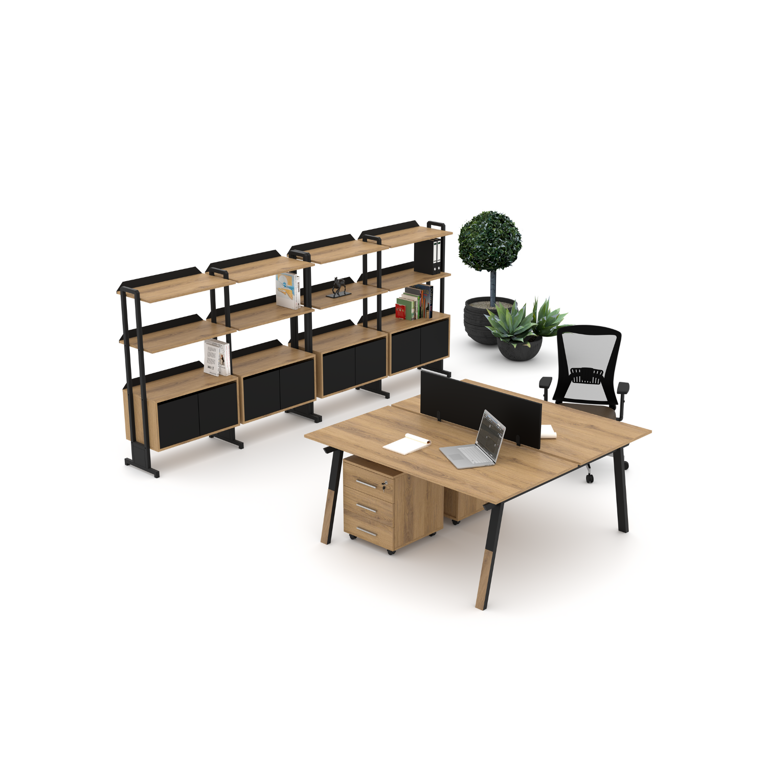 Hexa Workstation Operational Systems - Sitis Office Furniture
