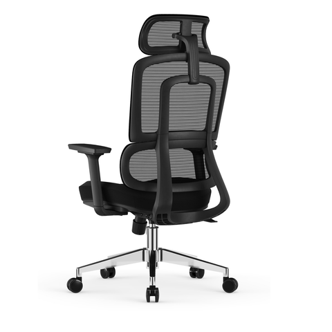 Lugano Black Office Chair