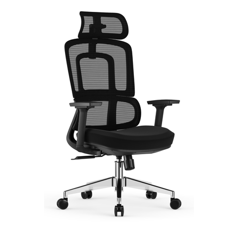 Lugano Black Office Chair