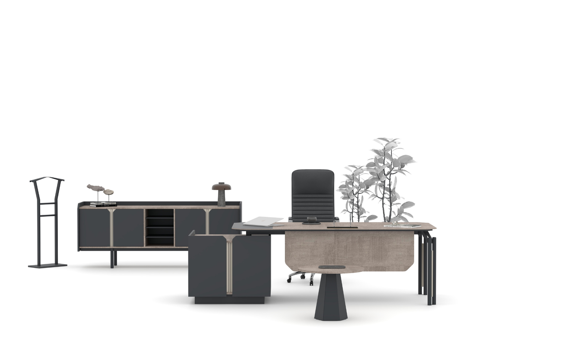 Twin Executive Desk Set