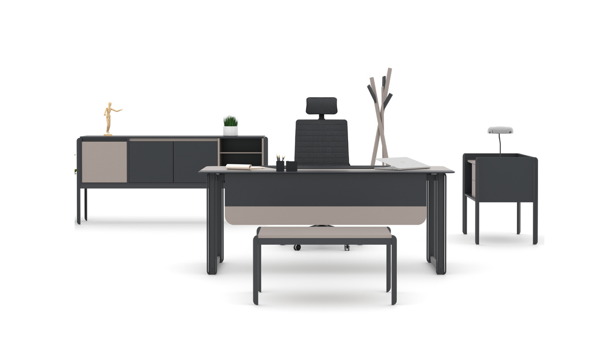 Zelve Executive Desk Set