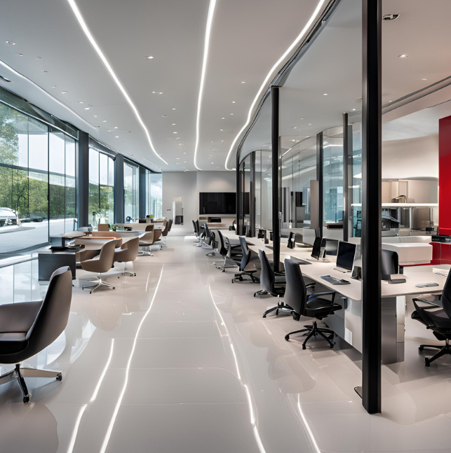 ABD Motor Showroom Projesi